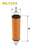 Масляный фильтр двигателя WIX FILTERS для автомобилей MERCEDES C/E CLASS, спринтер и др. WL7322 фильтр патрон