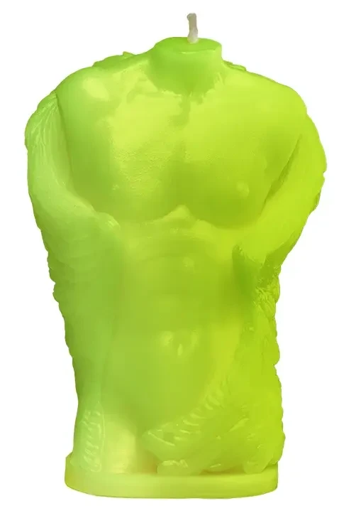 Свічка LOVE FLAME - Angel Man Yellow Fluor, CPS07-YELLOW, фото 1