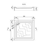 Душовий піддон Lidz Mazur ST90x90x16, фото 2