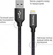Кабель USB-Lightning 1м ColorWay, 2.1А, чорний (CW-CBUL004-BK) (код 104663), фото 2