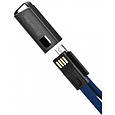 Кабель USB-MicroUSB 0.22м ColorWay, 2.4А, брелок, синій (CW-CBUM022-BL) (код 114660), фото 2