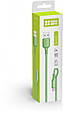 Кабель USB-MicroUSB 1м ColorWay, 2.4А, soft silicone, зелений (CW-CBUM042-GR) (код 126965), фото 3