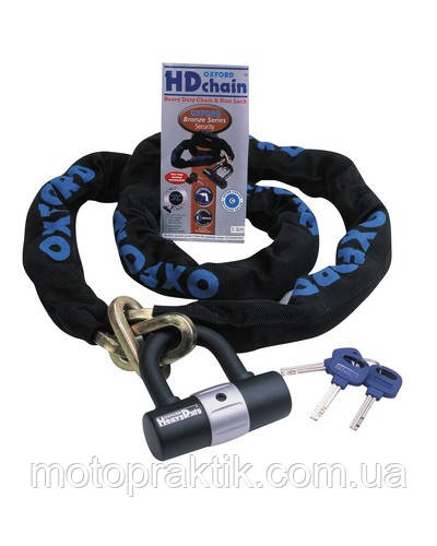 Oxford HD Chain Lock 1 m Ланцюг протиугінна з замком