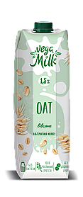 Рослинне молоко вівсяне, без цукру, 950 мл, Vega Milk