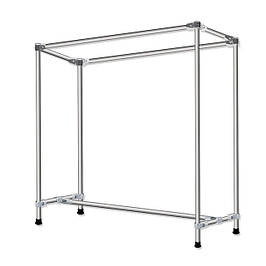 Стійки-вішалки з хромованих труб