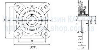 Пдшипник UCF213, фото 2