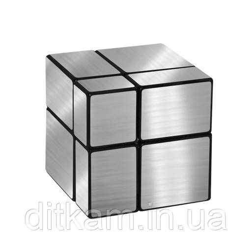 Дзеркальний кубик Рубіка 2x2 Срібло