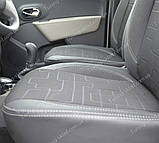 Чохли на сидіння Рено Докер (чохли з екошкіри Renault Dokker стиль Premium), фото 6