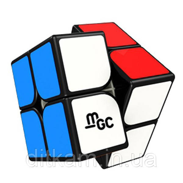 Кубик 2х2 YJ MoYu MGC Magnetic Чорний, фото 1