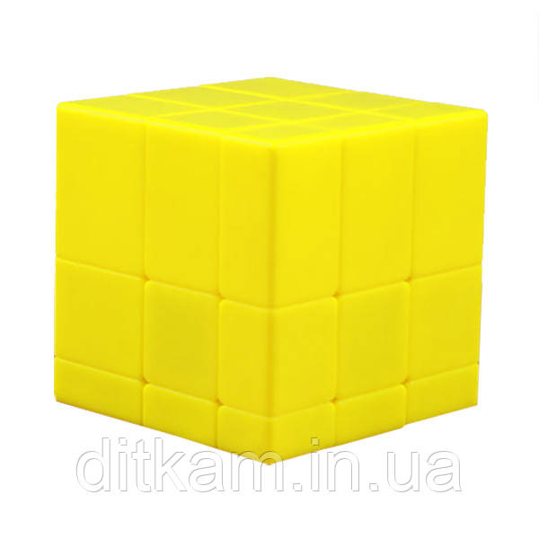 Зеркальный кубик 3х3 QiYi MoFangGe Mirror Blocks Желтый, фото 1