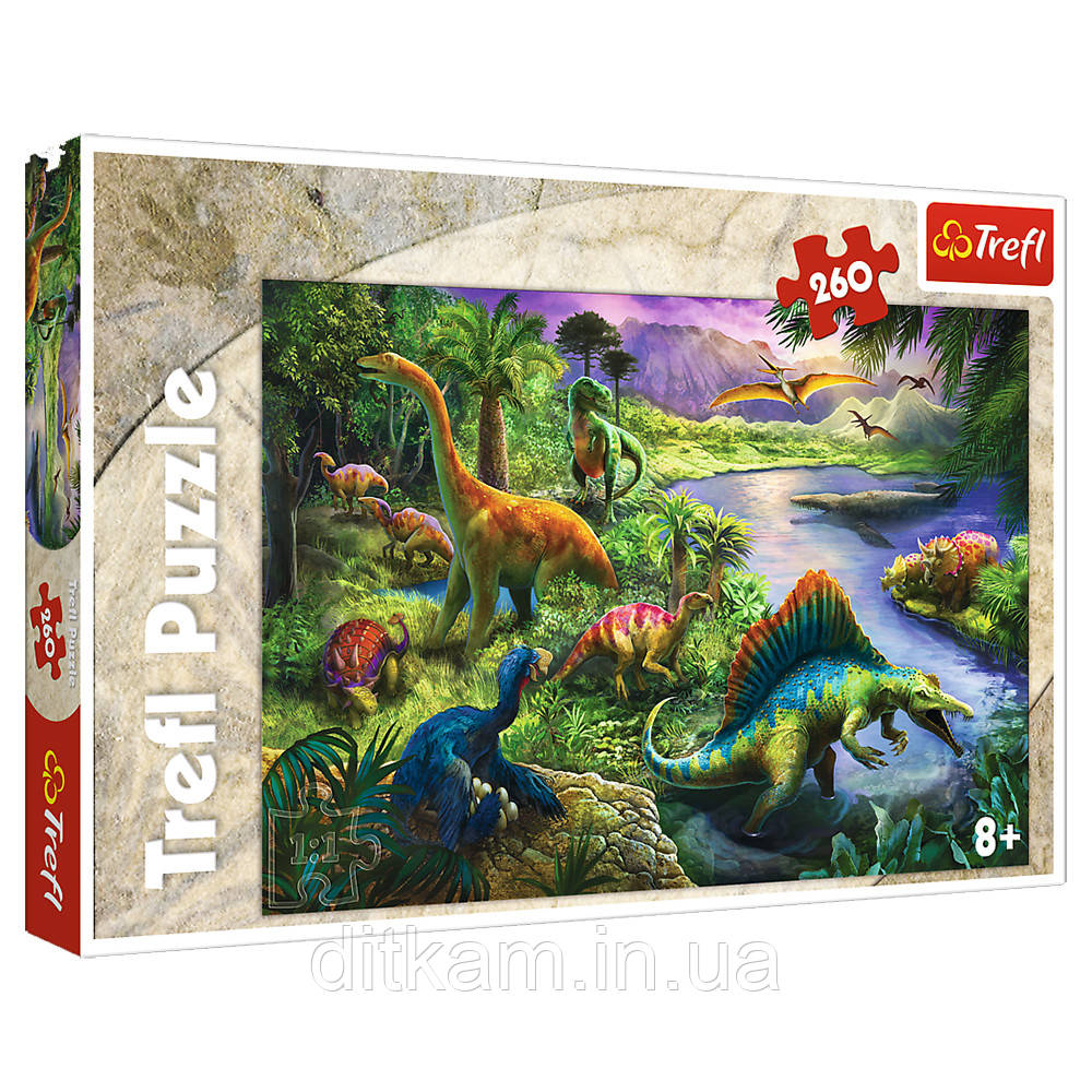 Пазл Trefl Динозаври 260 ел., фото 1