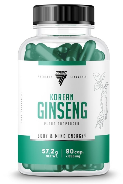 Геньшень Trec Nutrition Korean Ginseng 90 caps, фото 1