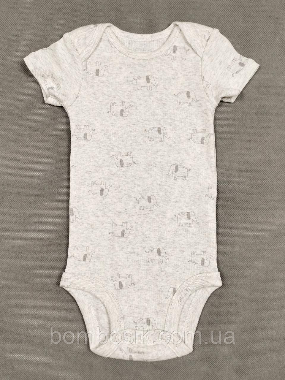 Бодік з коротким рукавом для хлопчика Картерс, 9м (69-72см), фото 1