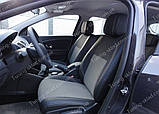 Чохли на сидіння Рено Меган 3 (чохли з екошкіри Renault Megane 3 стиль Premium), фото 8