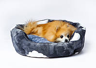 Мягкий лежак спальное место, лежанка для собаки, кота 1-7 кг