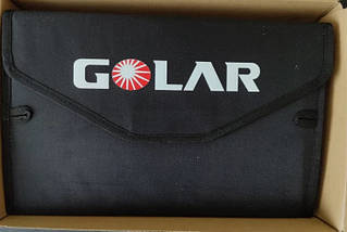 Сонячна батарея Golar 30W power bank, сонячна портативна панель, фото 5