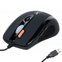 Мишка A4Tech X-718BK USB Black, фото 2