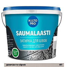 Затирка для швів Kiilto pro tile grout (Saumalaasti) 87 димчасто-сірий 1кг