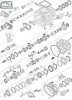 Запчастини КПП ZF 12AS 1420 TD (1336 035 xxx)