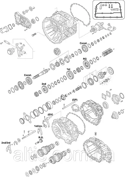 Купить Запчасти КПП ZF 12AS 2940 TO 1329 035 xxx продажа  