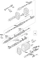 Запчастини КПП ZF S6-66+GV66 (1311 057 xxx)