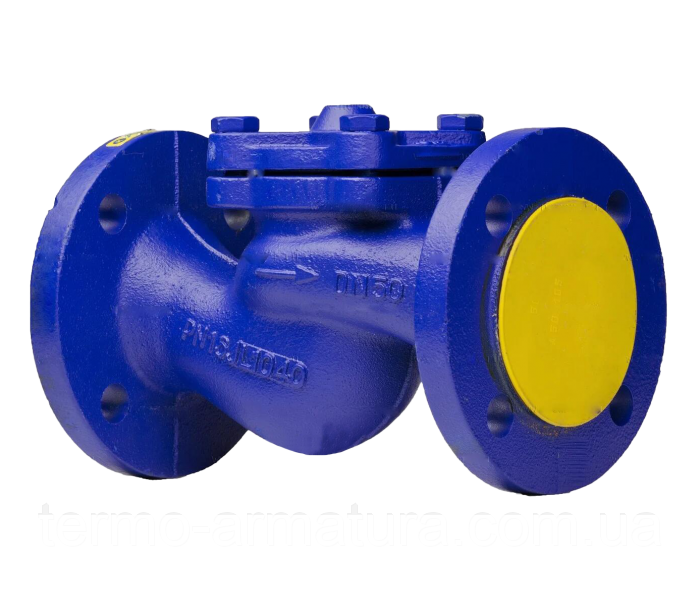 Зворотний клапан фланцевий Zetkama тип 287 Ду 250 Ру 16