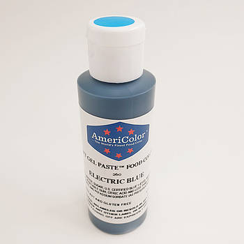 Гелева фарба AmeriColor Блакитний електрик/Electric blue 128 г