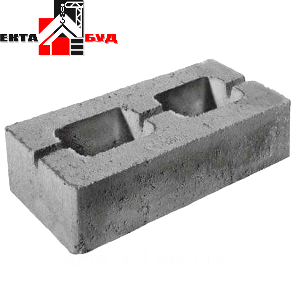 Блок будівельний бетонний шлакоблок 250х115х65 цегла бетонна