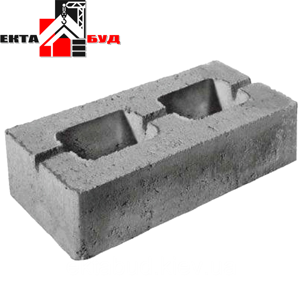 Блок строительный бетонный шлакоблок 250х115х65 кирпич бетонный - фото 1 - id-p1654613313