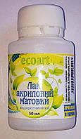 Лак матовий ECOART для картин на полотні, намальованих акриловими фарбами 50 мл
