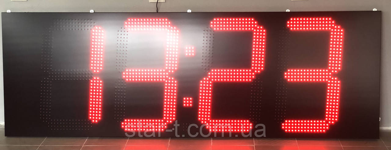 Купить ️ Большие фасадные часы 2700х900мм в Украине от производителя ...