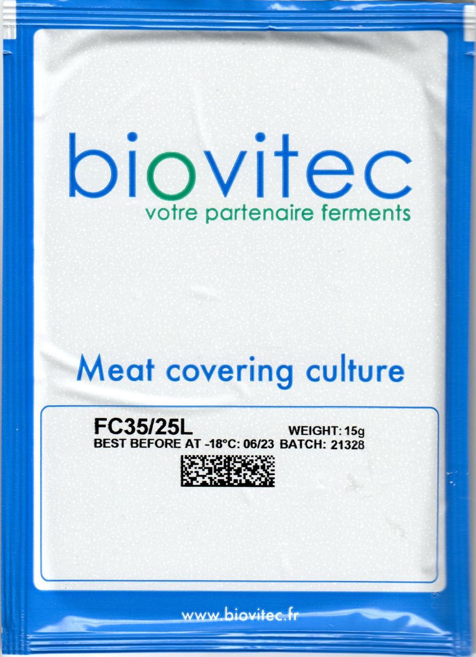 Пліснява для сиров'ялених ковбас FC 35, Biovitec, Франція