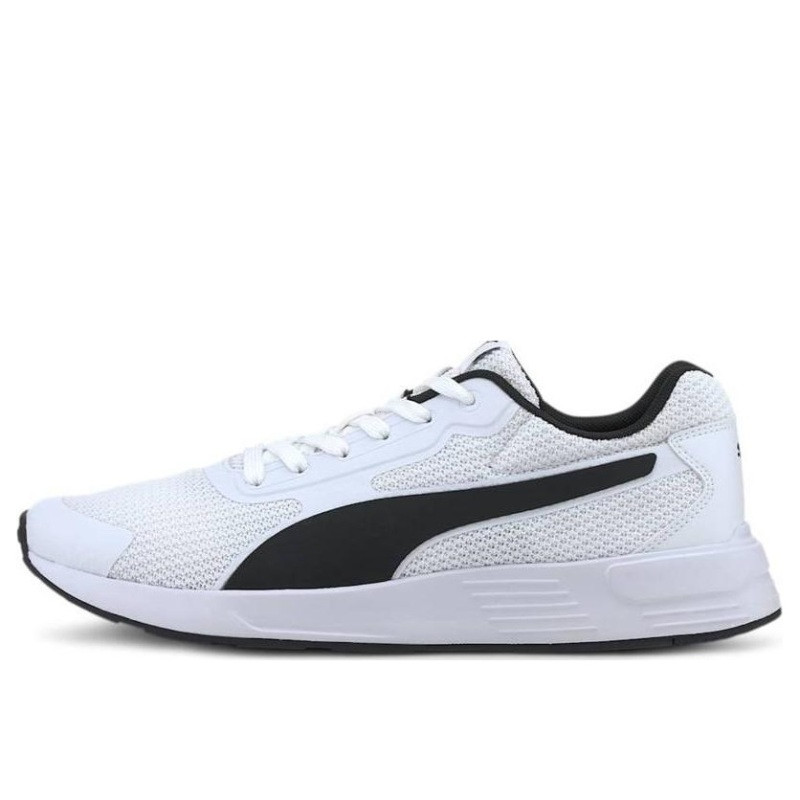 Кросівки чоловічі Puma Taper 373018 05 (білі з чорним, щоденні, для тренування, текстиль, бренд пума)
