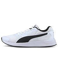 Кроссовки мужские Puma Taper 373018 05 (белые с черным, повседневные, для тренировок, текстиль, бренд пума)