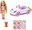 Набір лялька Барбі Челсі та кабріолет-єдиноріг Кукла Barbie Club Chelsea Unicorn-Themed Car GXT41, фото 4