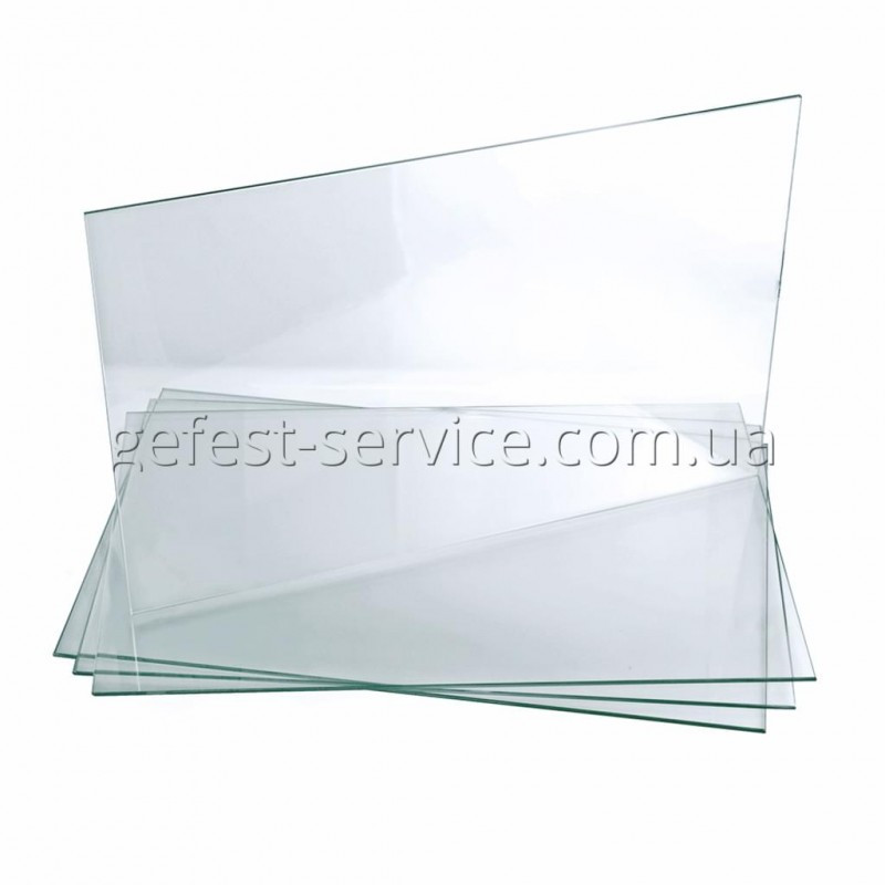 Внутрішнє термостійке скло для духовки GEFEST 485x390 мм, прозоре, фото 1