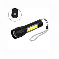 Компактный мощный аккумуляторный LED фонарик USB COP BL-511 158000 W