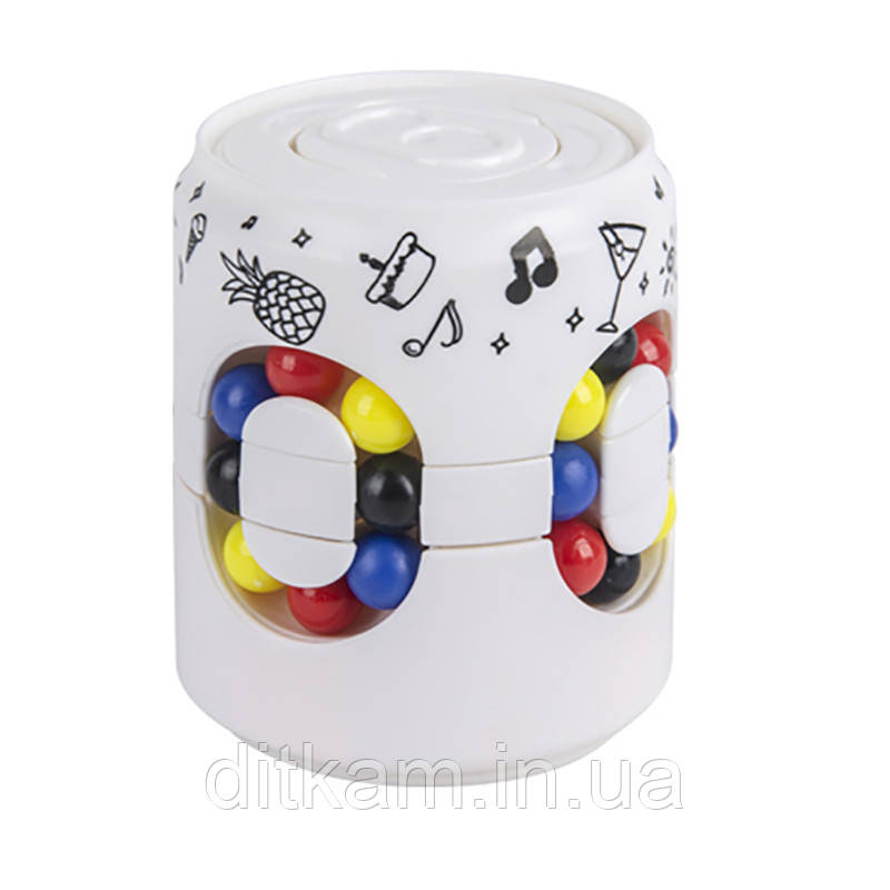 Головоломка антистресс Fidget Cans Cube 2.0 Белый, фото 1