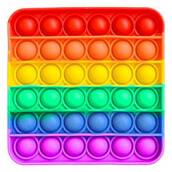 Сенсорная игрушка Pop It Fidget с шариками Квадрат