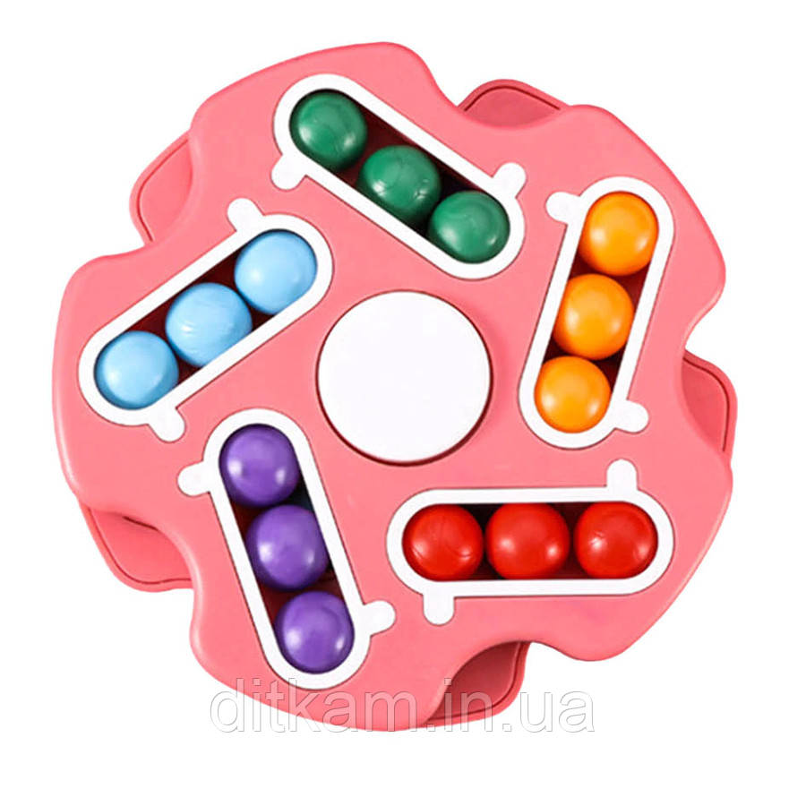 Головоломка антистресс Fidget Spinner Cube Розовый