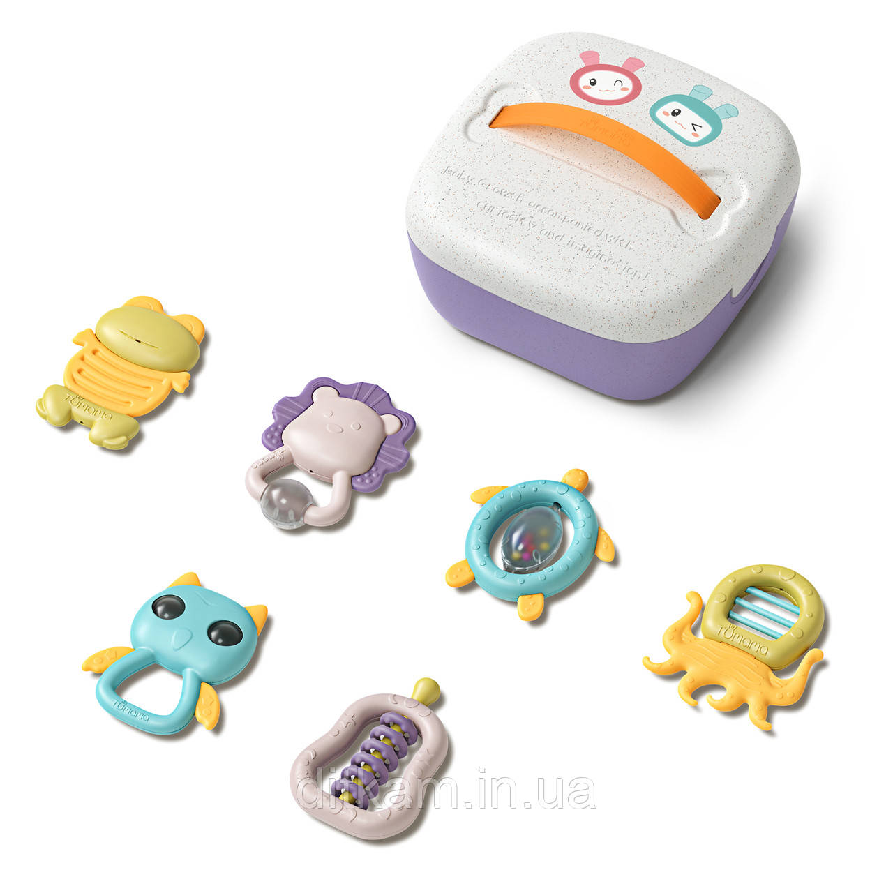 Набор прорезывателей для зубов Tumama Macaron 6 шт, фото 1