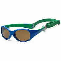 Дитячі сонцезахисні окуляри Koolsun зелені серії Flex 3+ KS-FLRS003