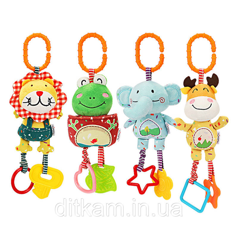 Подвесные плюшевые игрушки для малышей Tumama набор 4 шт, фото 1