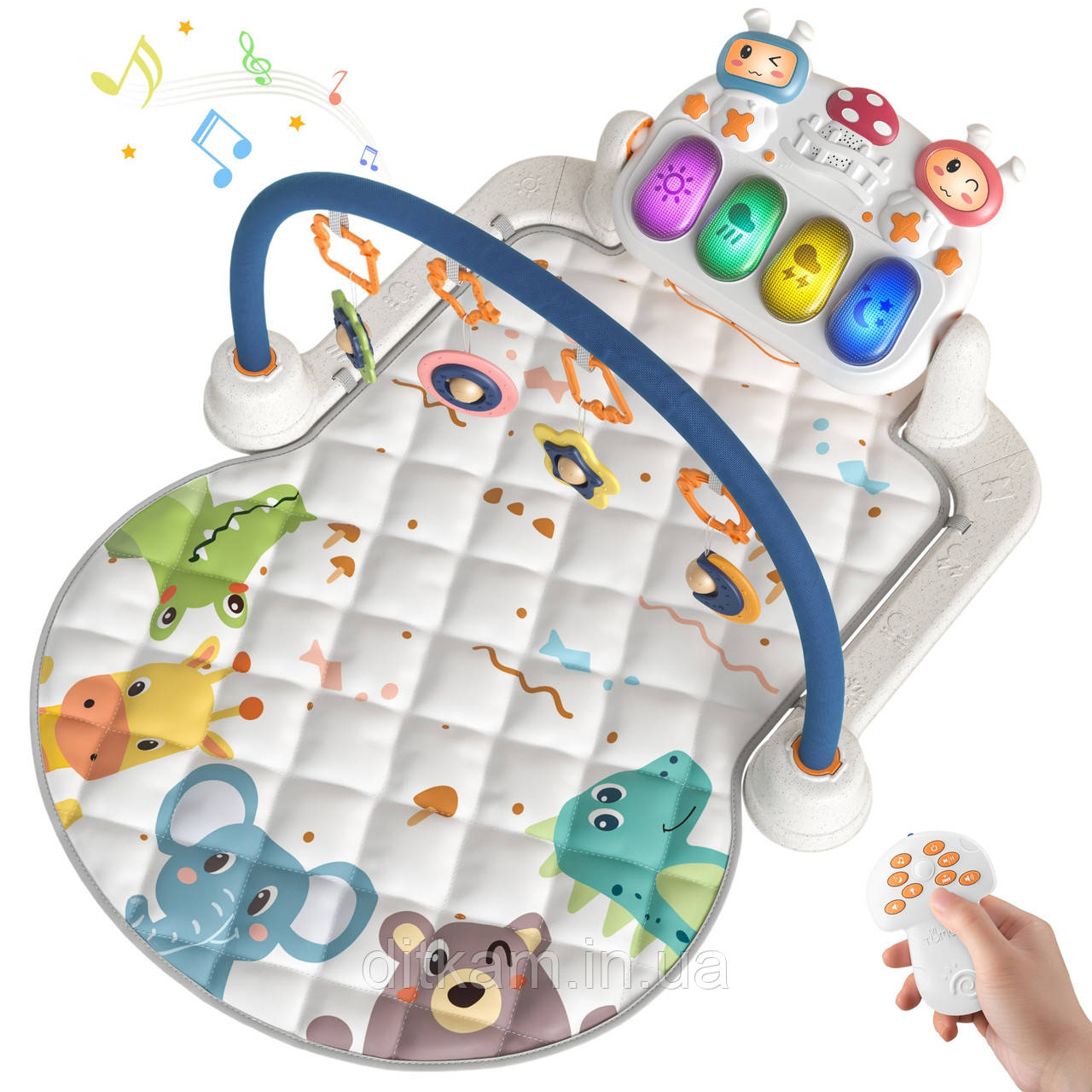 Развивающий коврик с пианино Tumama Животные, фото 1