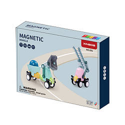Магнитный конструктор Magnetic Sticks Машинки 24 деталей