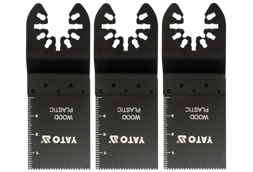 Різак г-подібний для реноватора, дерево, пластик, гіпс, довжина 40*34 мм. (набір 3шт) YATO YT-34685