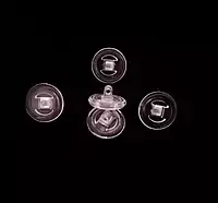 Носоупоры для очков силиконовые под винт 10 мм круглые (уп.-10 шт) запчасти для очков