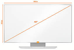Дошка магнітно-маркерна Nobo Nano Clean Widescreen 40", арт.1905297