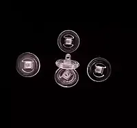 Носоупоры для очков силиконовые под винт 9 мм круглые (10 шт) запчасти для очков