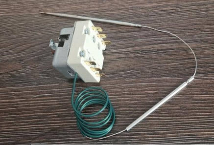 Термостат захисний EGO 55.32542.370 (викл. 230 °C 3 фази) для фритюрниці і варочного котла, фото 2